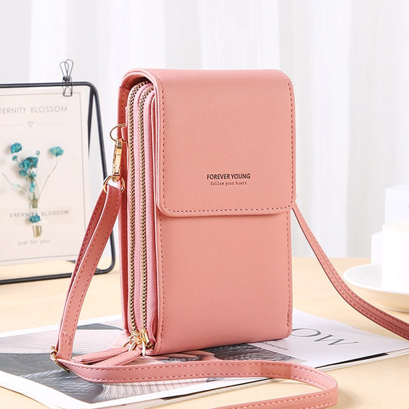 Buylor сумка женская Women&#39;s Bag Soft Leather Small Wallets Touch Screen Cell Phone Purse Fashion Handbag Crossbody Shoulder Bag