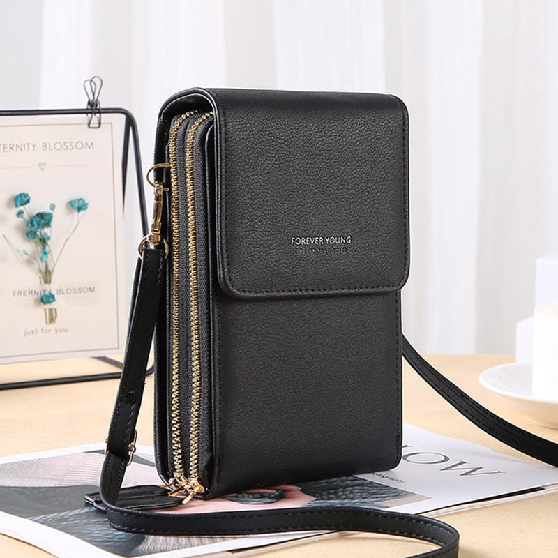 Buylor сумка женская Women&#39;s Bag Soft Leather Small Wallets Touch Screen Cell Phone Purse Fashion Handbag Crossbody Shoulder Bag