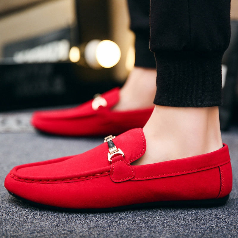 Summer Men Loafers Shoes Fashion Peas Driving Shoes Men Sneakers Flat Man Walking Footwear Big Size 38-46 Men's Casual Shoes