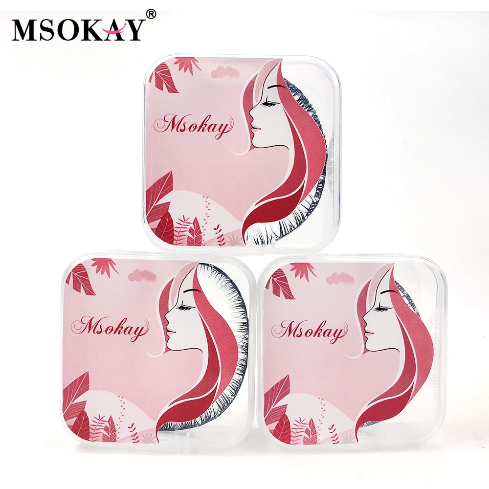 MSOKAY 25 Pcs/Case Newest DIY Cluster Eyelashes D Curl Volume Segmented Premade Fans Russian Thick Lash Extension Supplier